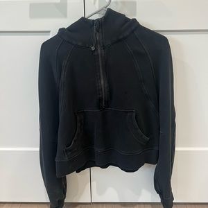 Lululemon Black Scuba Half Zip